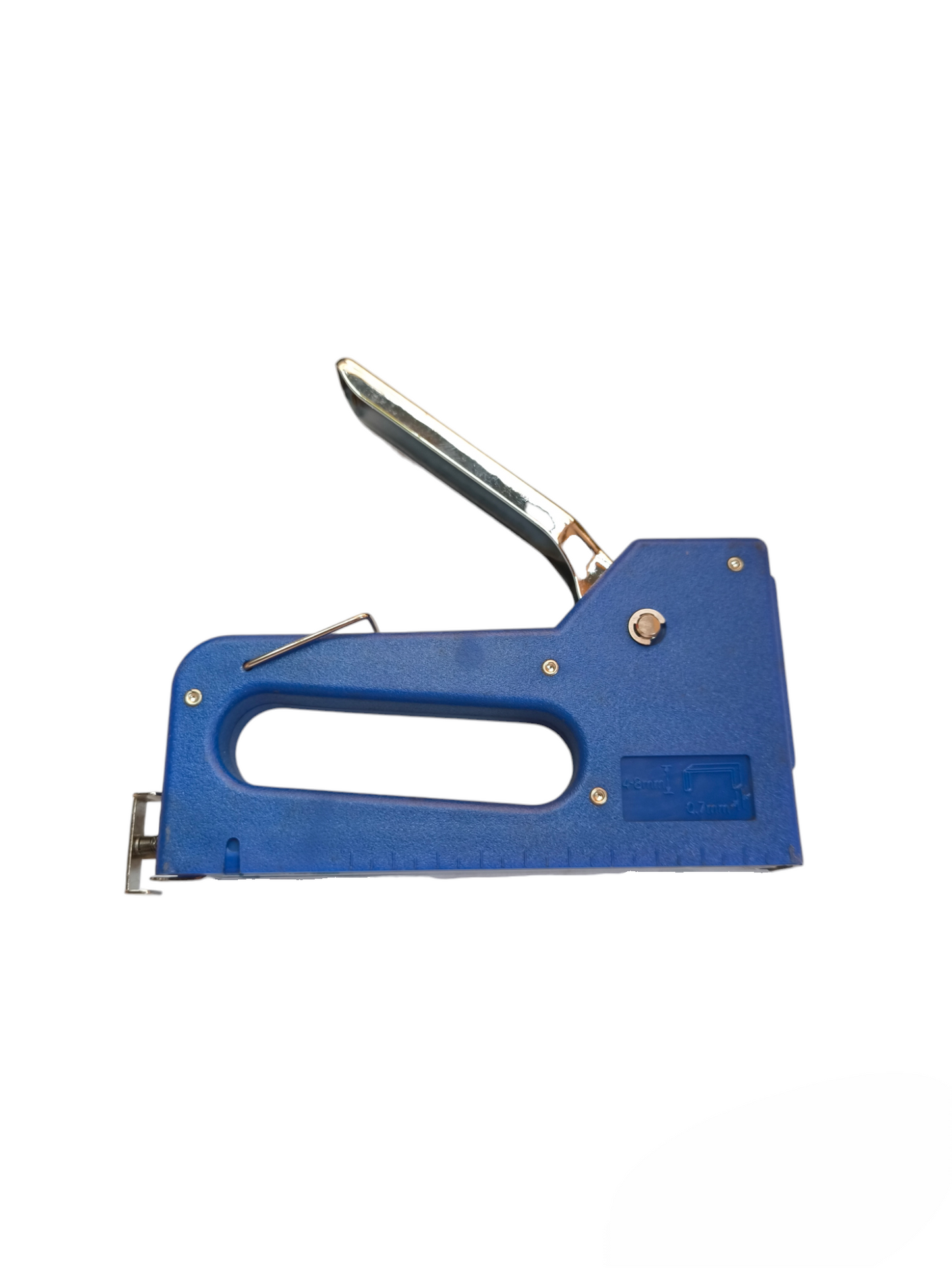 Blue metal Staple Gun with ergonomic handle for heavy-duty stapling from China