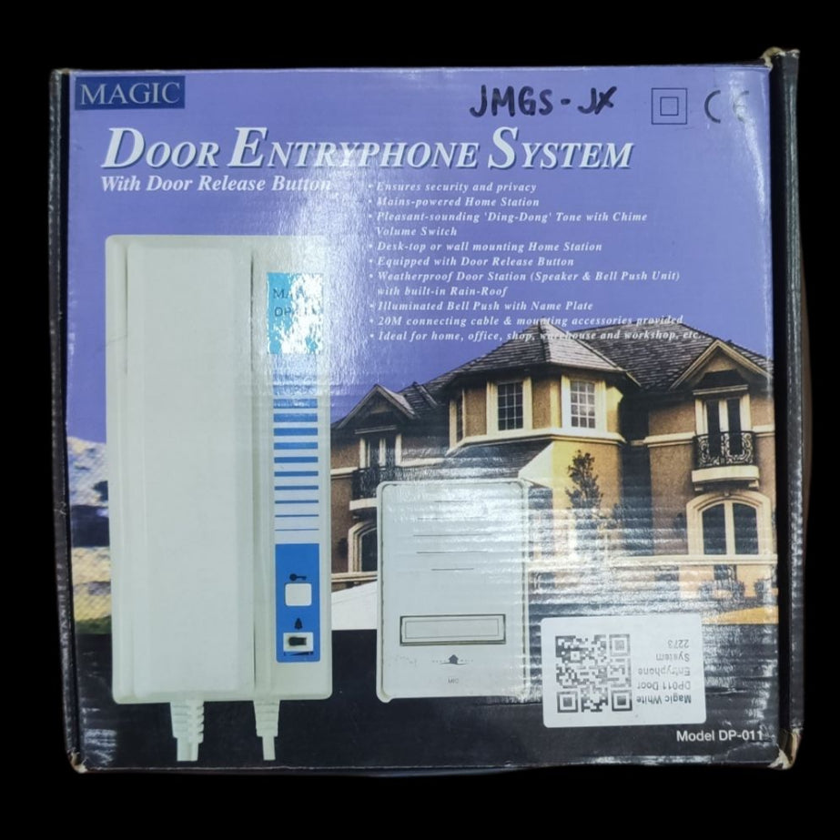Magic Door Intercom System 220V with door release button and wall mounting for home security