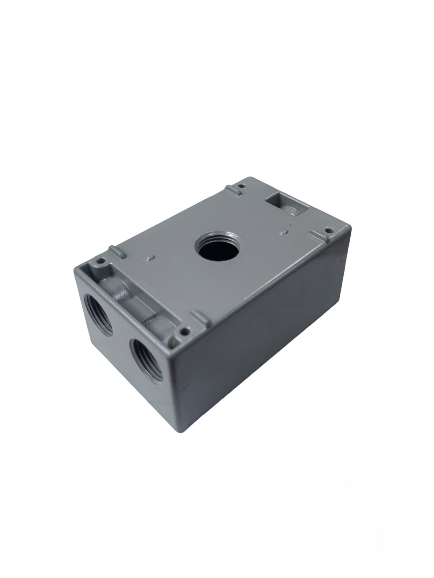 Surer Marine 2x4 Utility Box 2 Hub x 1 Hub x 1 Bottom gray electrical circuitry part