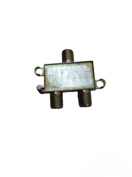 Metal 2 way cable splitter for TV parts and accessories made in China