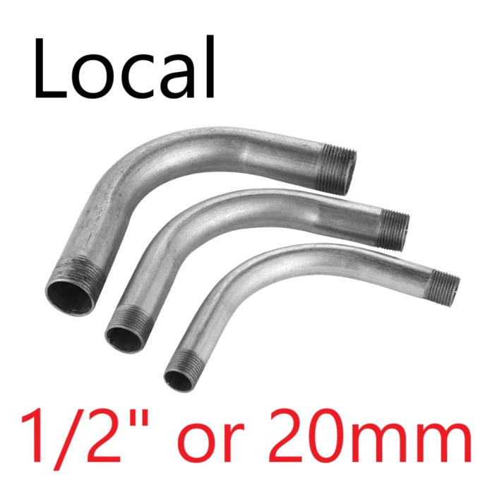 Metal Conduit Elbow 20mm x 3 Meters sturdy galvanized steel pipe fittings for electrical conduit