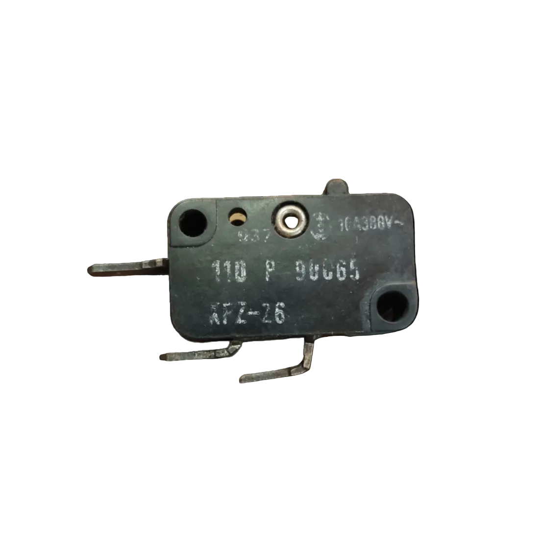 Miltac Microswitch 1NC 1NO 3A 250V black compact electrical switch component