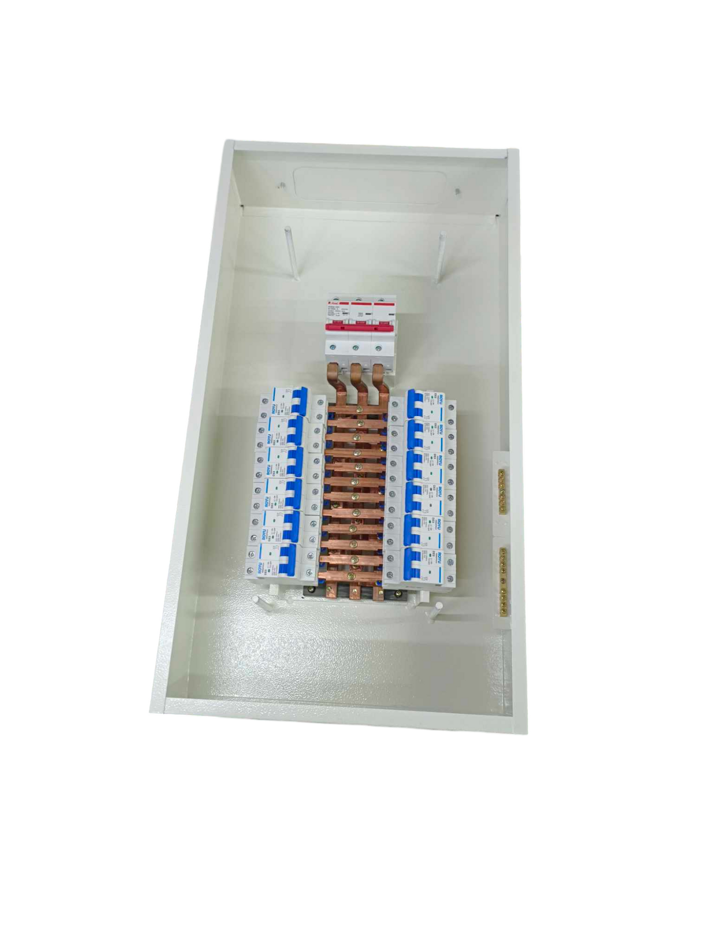 Royu Himel Koten miniature circuit breaker 3 pole installed inside electrical panel box