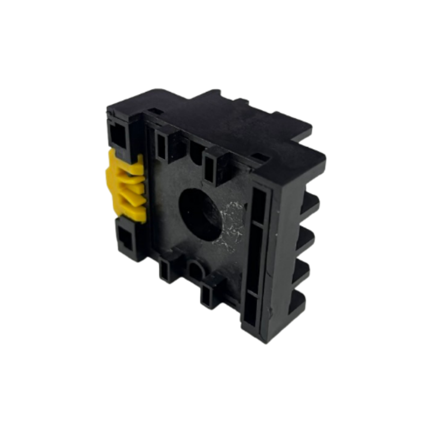Omron MK3P Socket 11 Pin for Relay in black with yellow locking tabs for secure electrical connection