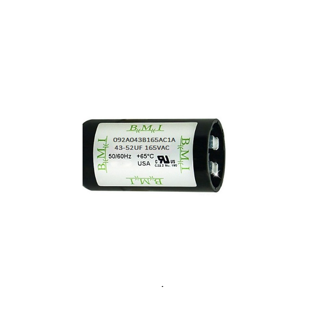 BMI Motor Starting Capacitor 43-52UF for HVAC Systems with 165VAC Rating
