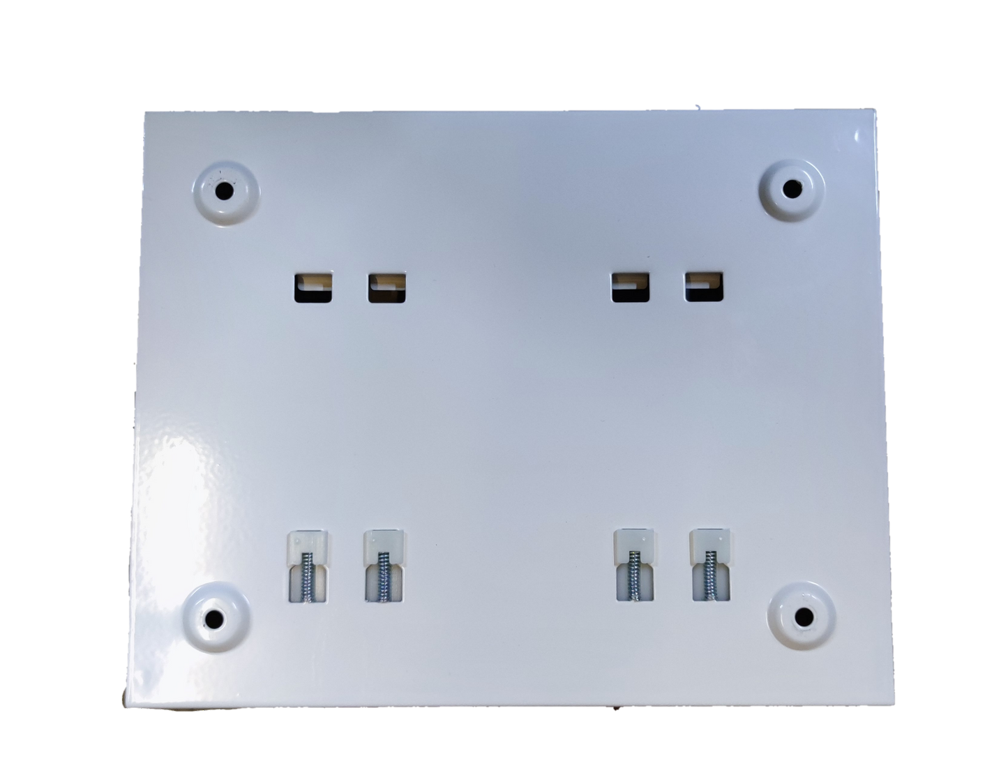 Koten MTS 3 Phase 3 Pole Bolt-on Panel Board with white metal housing and mounting holes