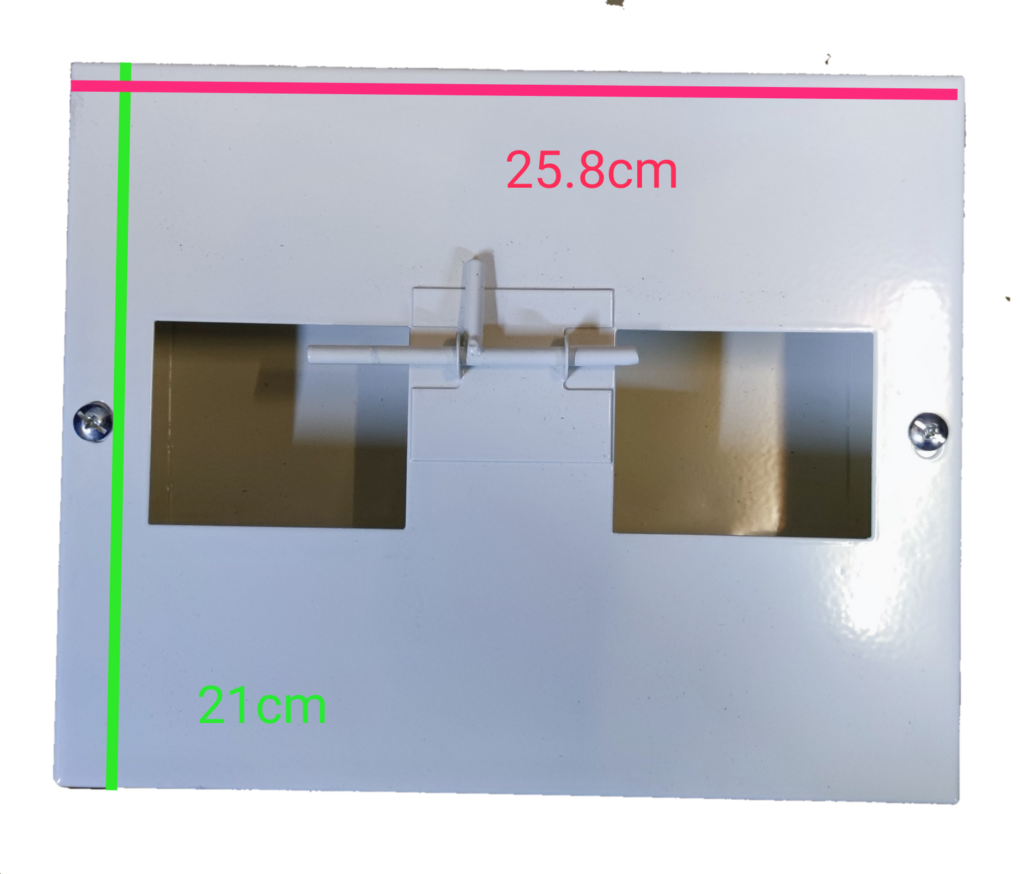 Koten and GE electrical panel box cover measuring 25.8 cm by 21 cm for MTS 50A 3 Pole Three Phase