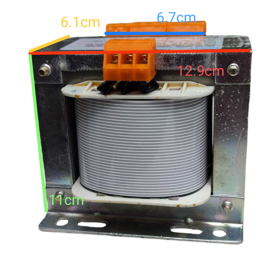 Chint Control Transformer 300VA NDK-300 for door chimes and bells with metal frame and terminal block