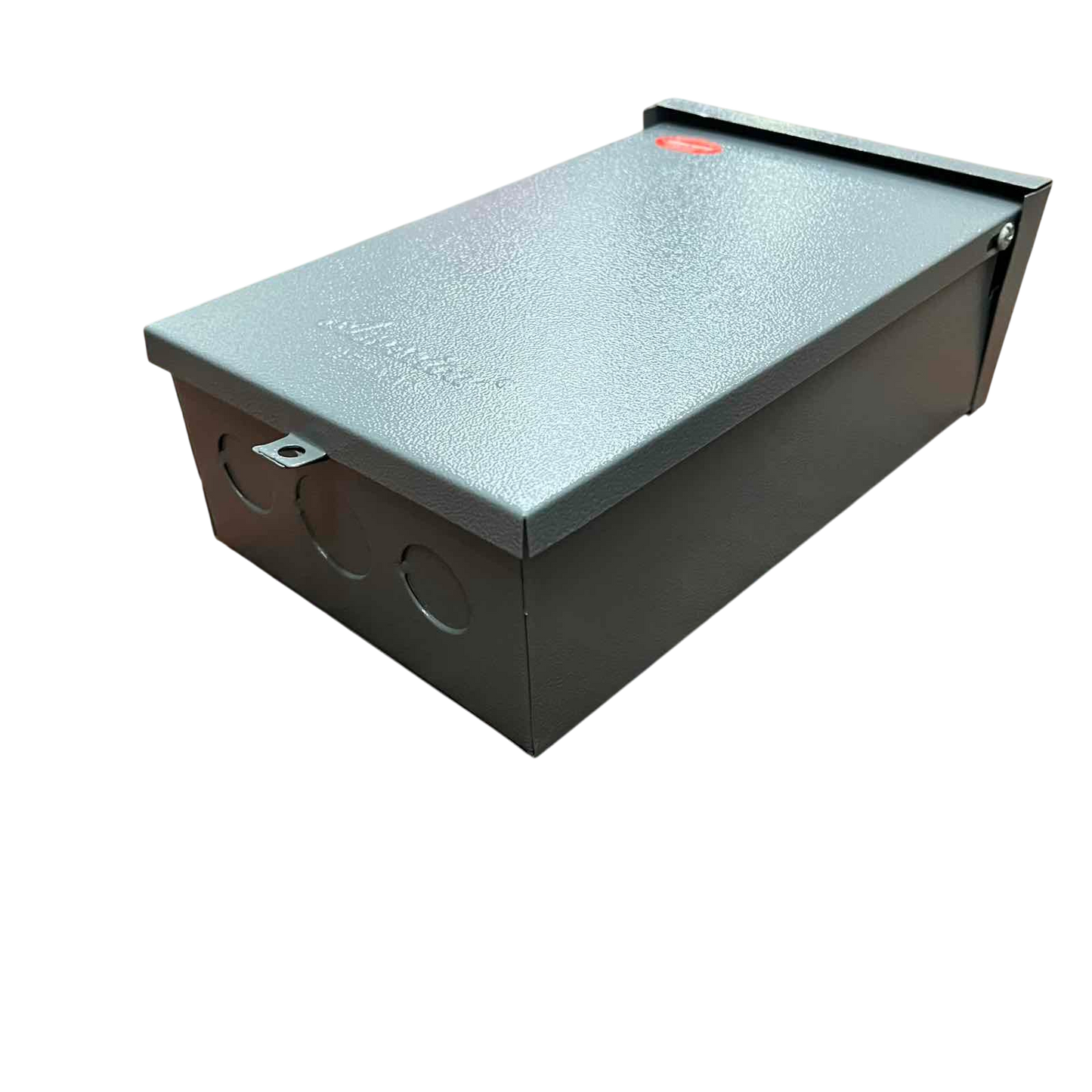 Nema 3R panel board housing in gray, designed for outdoor electrical circuit protection