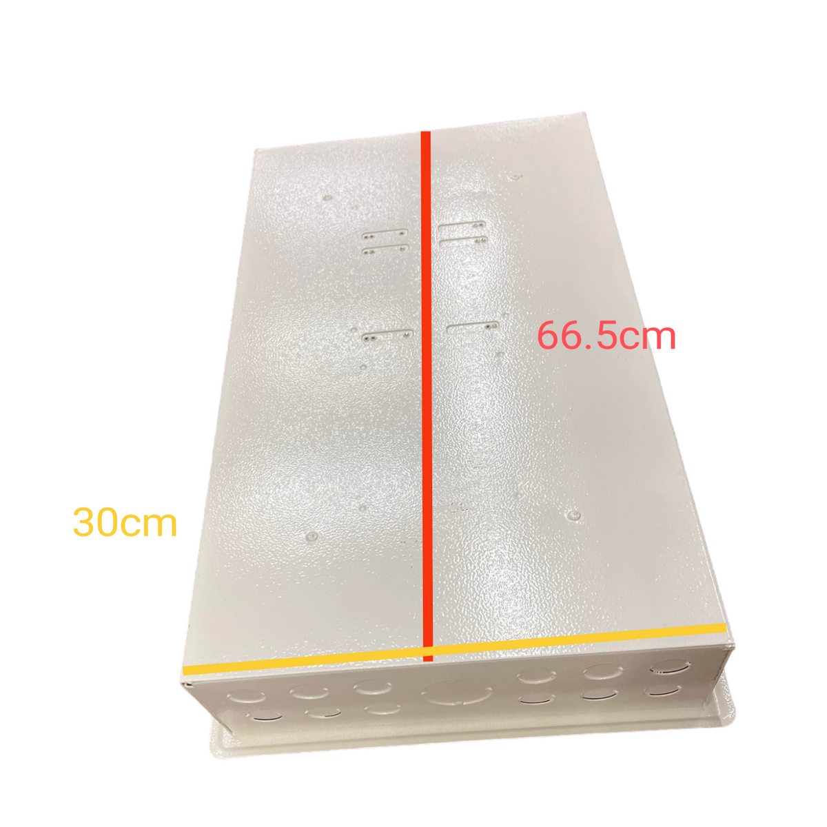 Koten white electrical enclosure box 8 Branches 2P 225A Main Panel Board rectangular 66.5cm by 30cm wall mounted