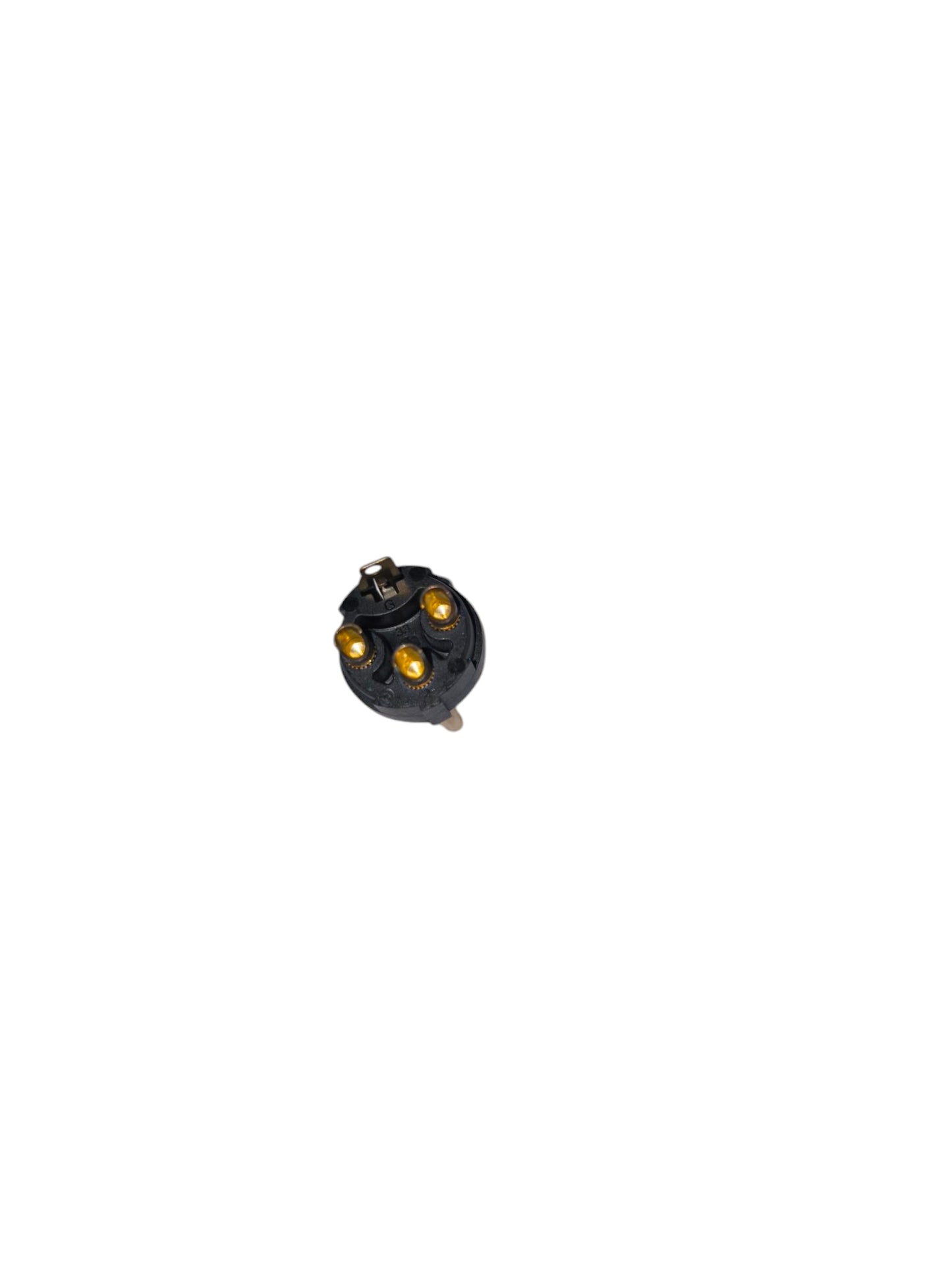 Neutriks black XLR male cable connector with gold contacts for microphone accessories