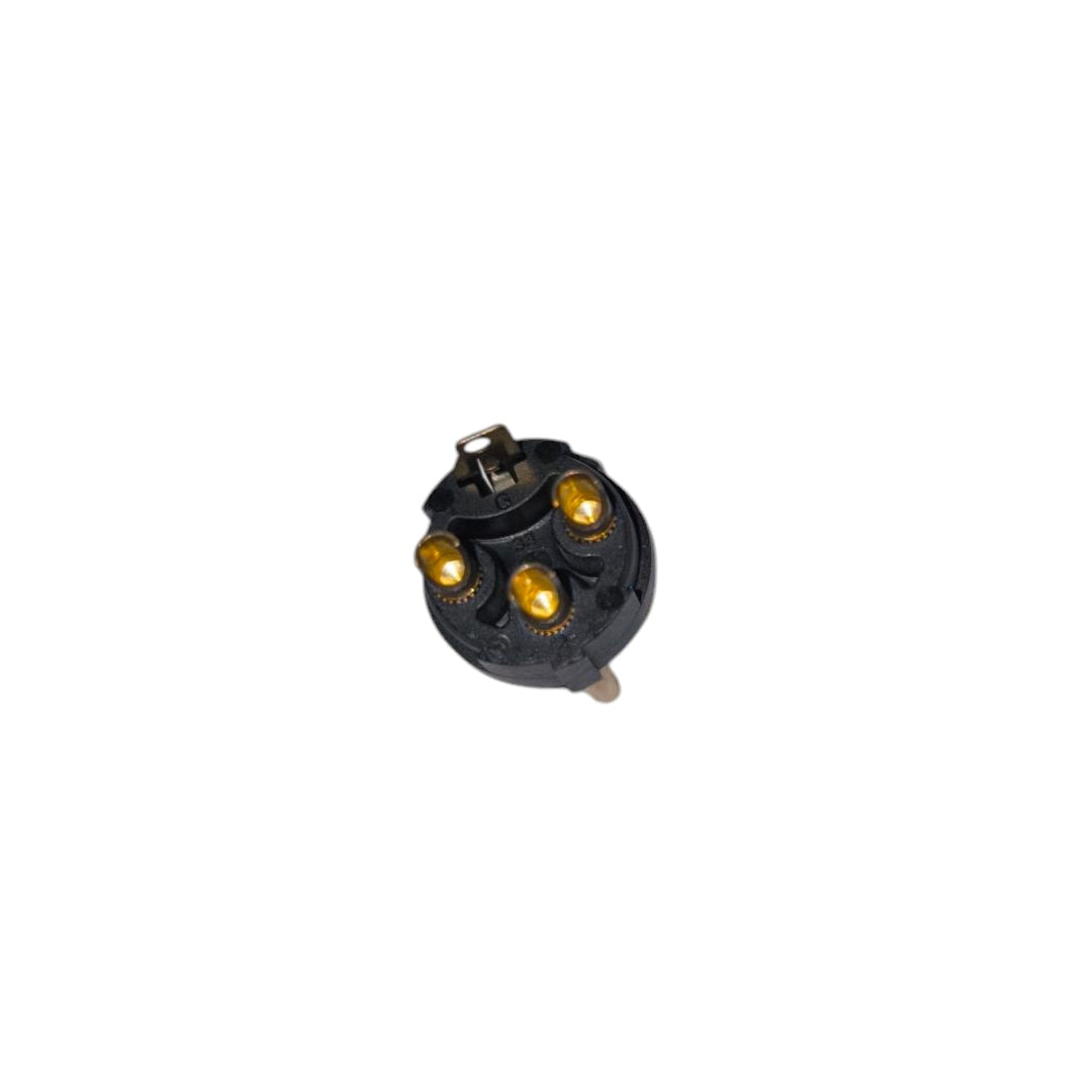 Neutriks black XLR male cable connector with gold contacts for microphone accessories