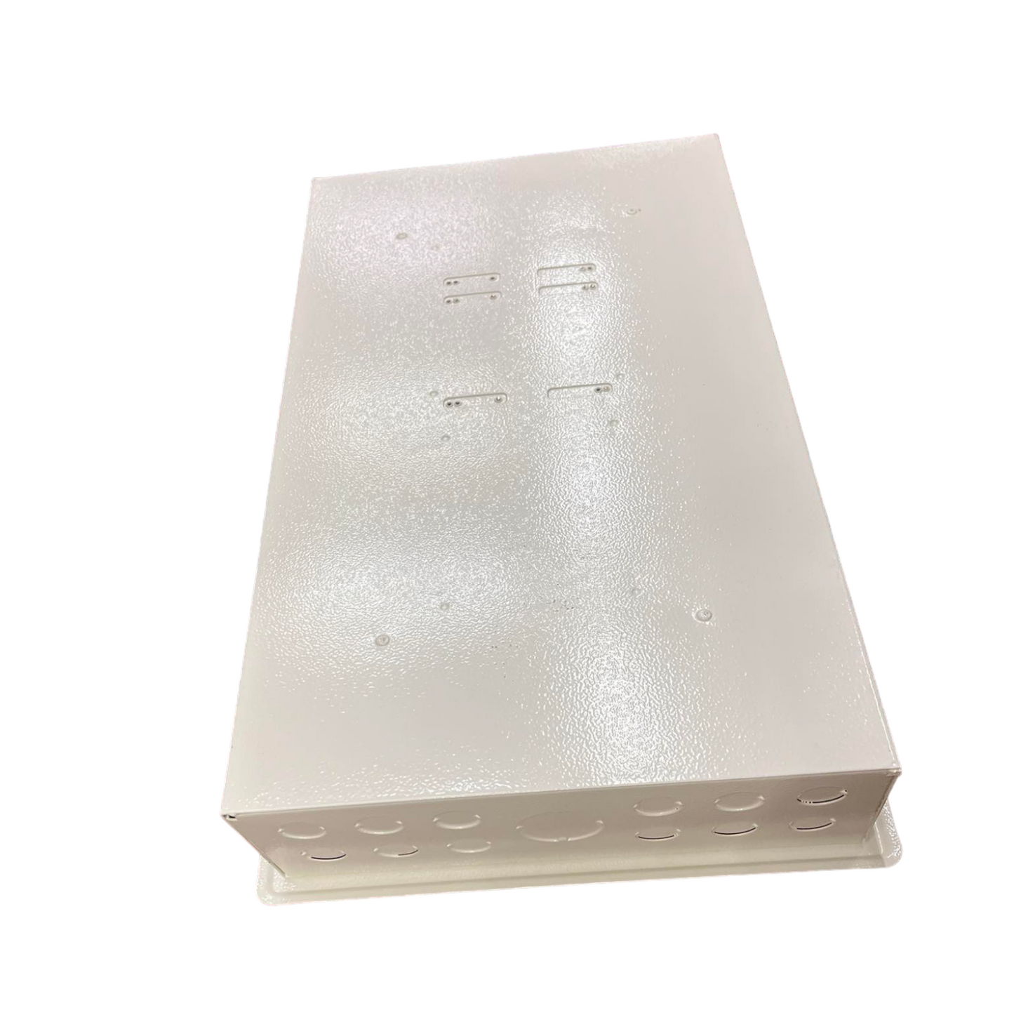 Koten white plastic electrical enclosure box with knockout holes for wall mount 8 Branches Panel Board 125A Main 2P