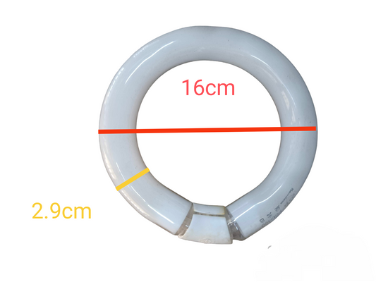 10W T9 circular fluorescent tube compact bulb with 16cm diameter and 2.9cm width from Taiwan