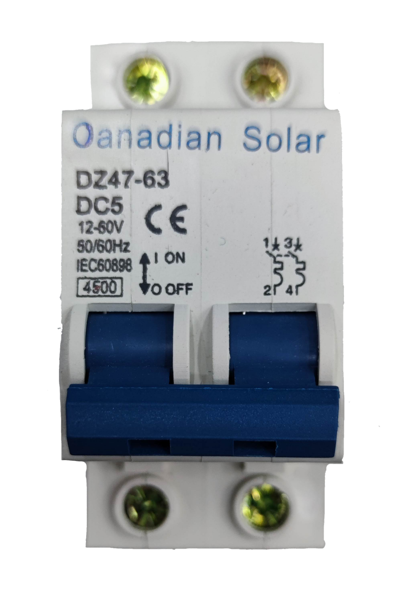 ZwitseRise 5A Miniature Circuit Breaker DZ47-63 with blue switches for electrical protection