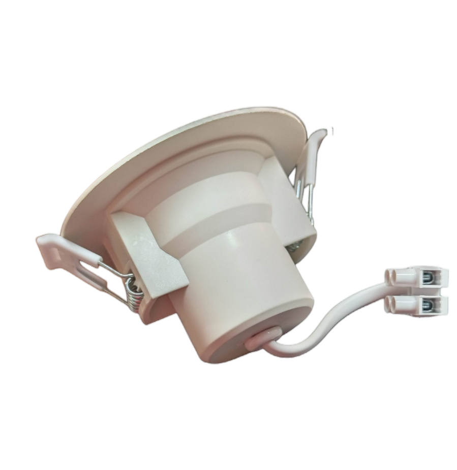 Omni 8W LED Down Light 4000K white recessed ceiling light with mounting clips and connector
