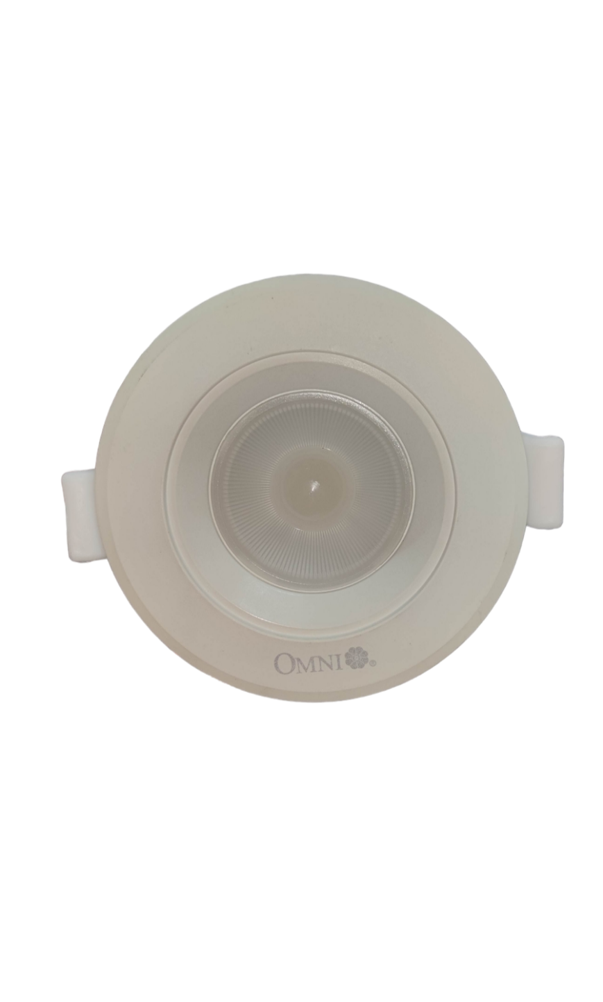 Omni 8W LED Down Light 4000K round white ceiling light with integrated LED bulb