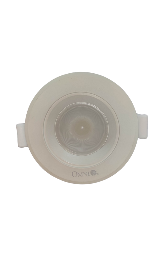 Omni 8W LED Down Light 4000K round white ceiling light with integrated LED bulb