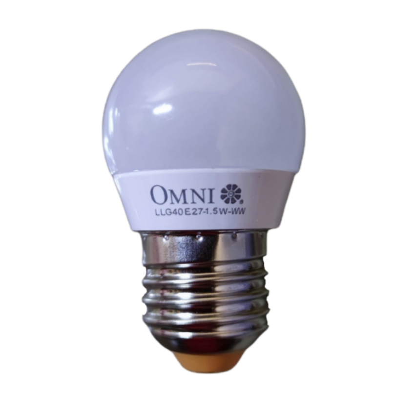 Omni energy saving LED bulb 220V with a round shape for efficient lighting in homes