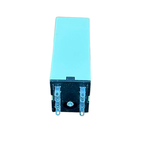 OMRON Timer Relay 30 seconds 8 pins 110V rectangular white housing relay timer with black base and metal terminals