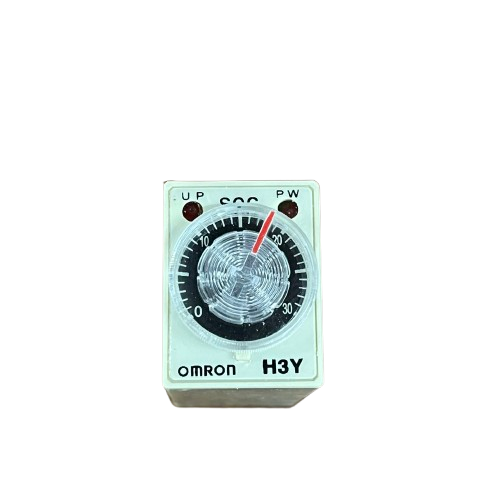 OMRON H3Y relay timer with dial and red pointer Timer Relay 30 seconds 8 pins 110V