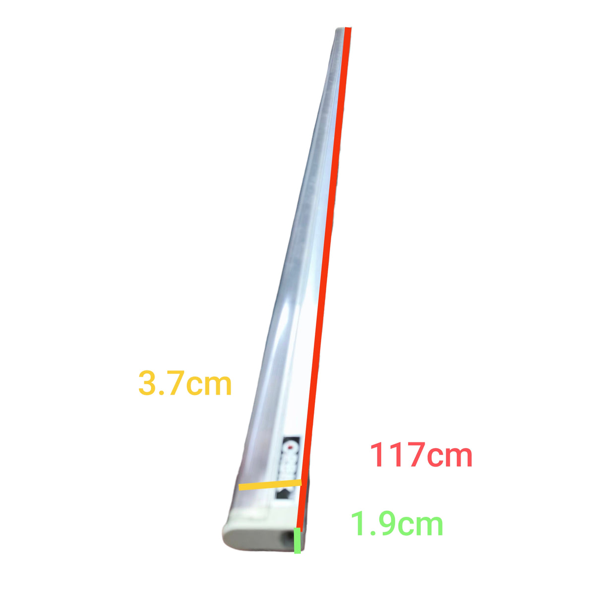 Orbik 28W T5 fixture with diffuser, ideal for bright and efficient lighting installations