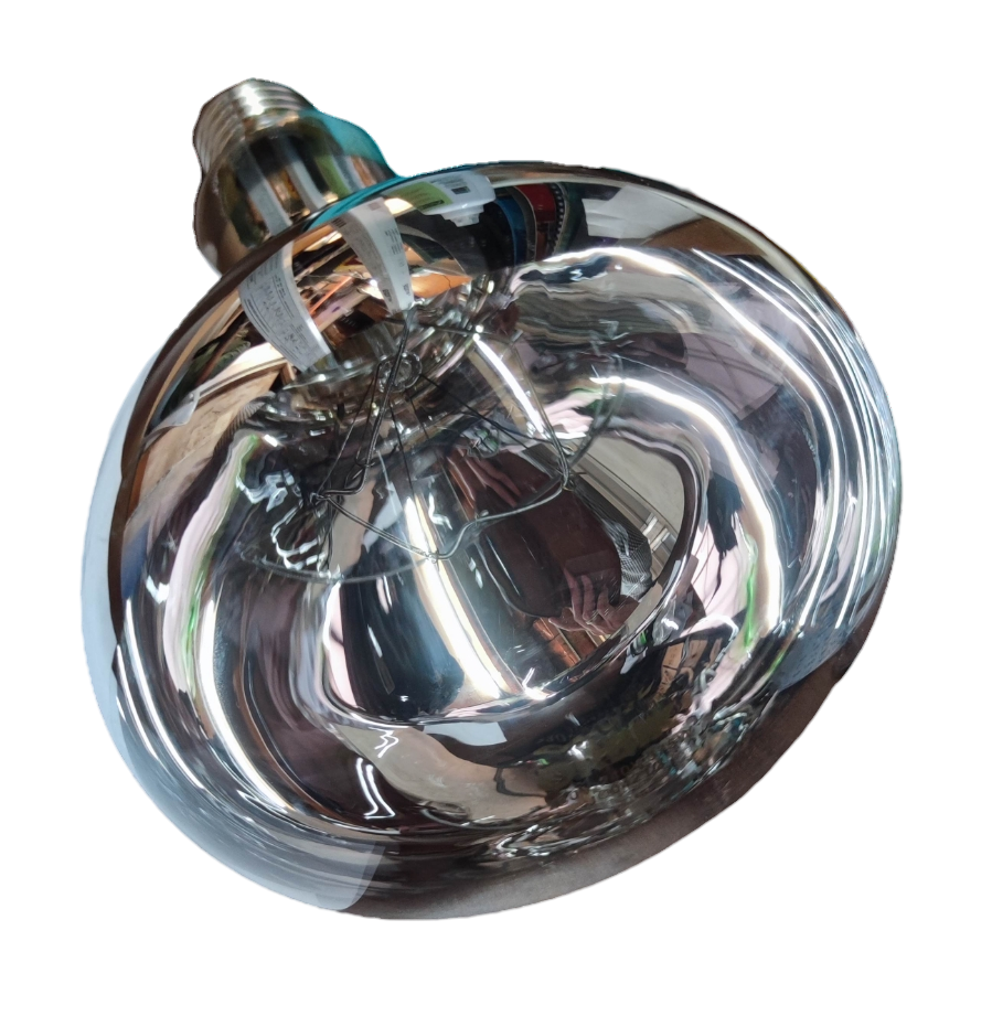 Electx Electrical Supply 375W infrared heat lamp incandescent bulb with reflective coating