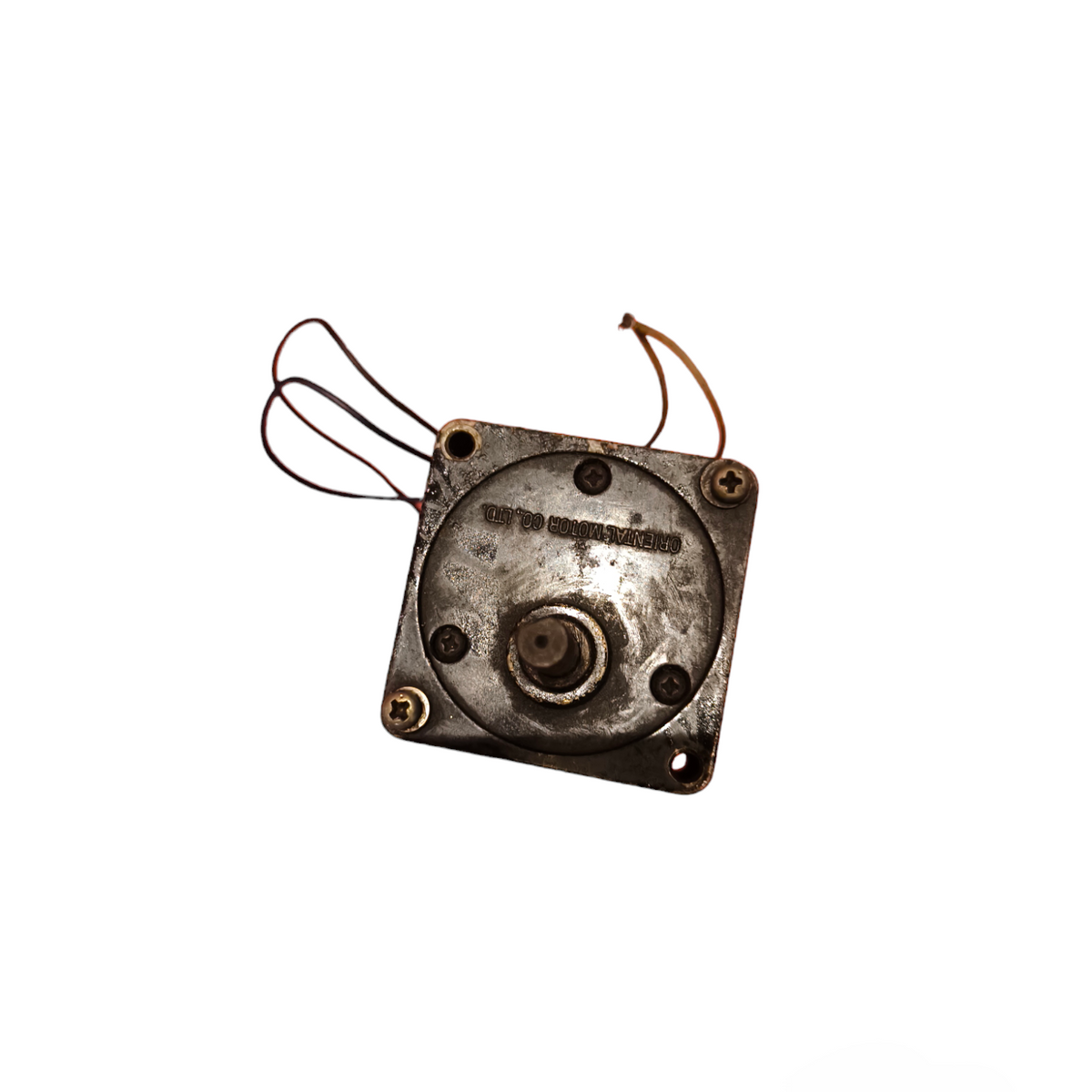 Oriental Motor Induction Motor 5.5W 200V electrical component with wires and metal casing