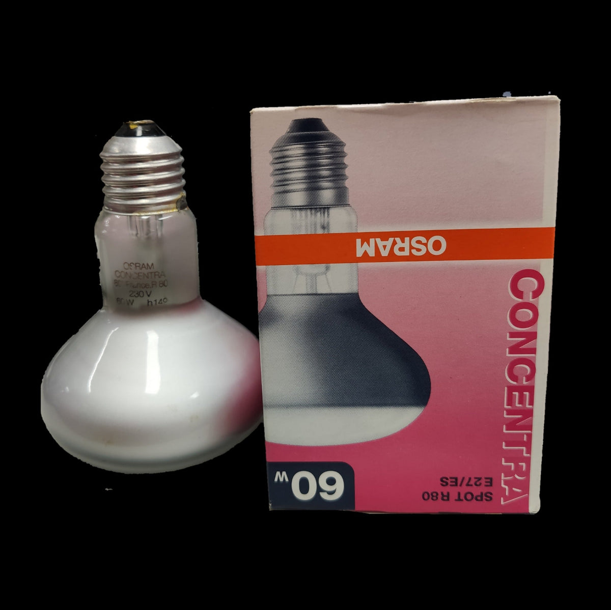 Electx Electrical Supply 60W spot light bulb E27 incandescent bulb with original packaging