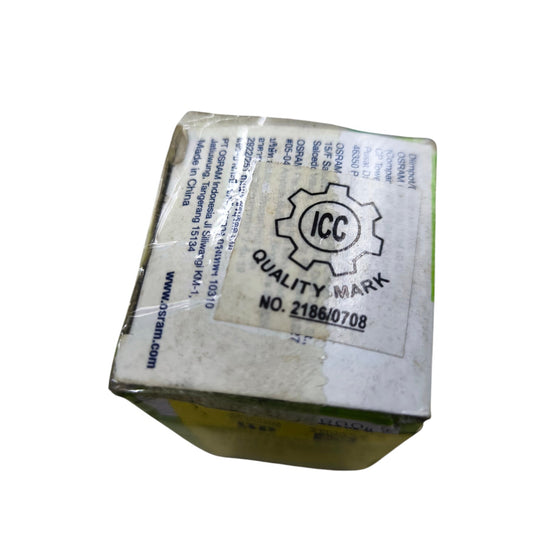 Osram Compact Fluorescent Lamp 11W E27 in original packaging with ICC quality mark label