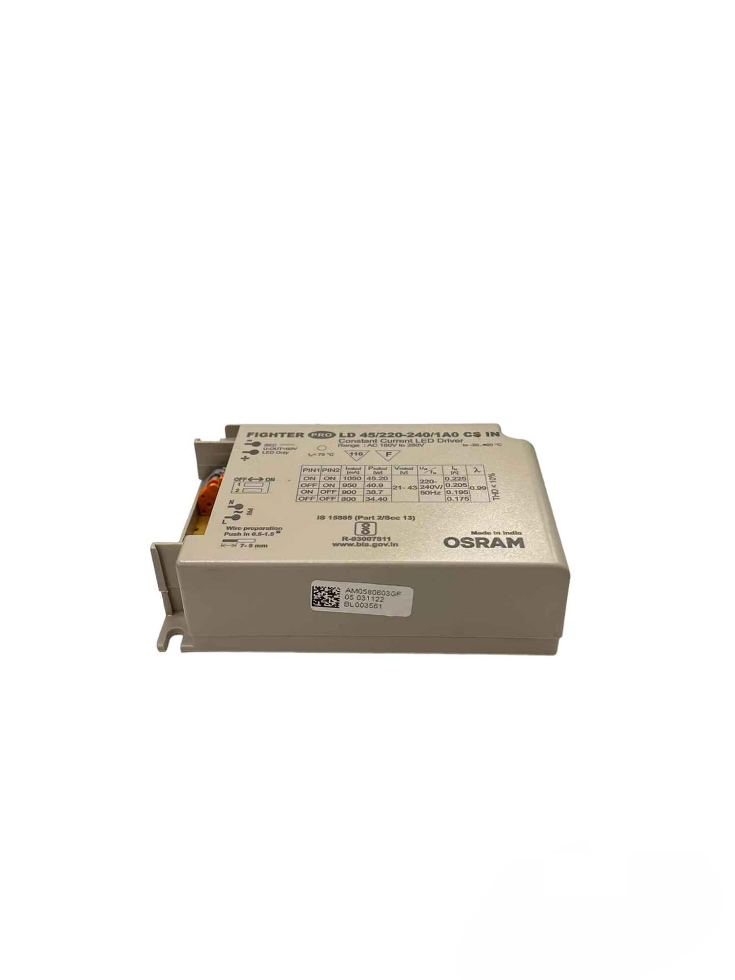 Osram LED Driver Constant Current 220V power supply unit for LED lighting systems