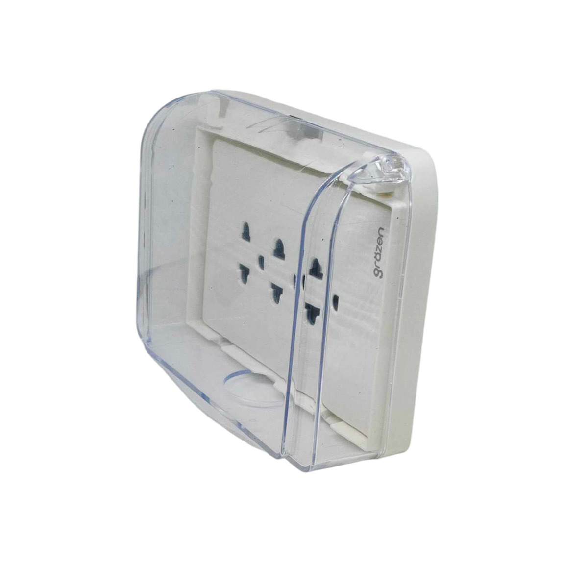 Grazen 16A outdoor weatherproof socket 220V in a durable clear protective casing