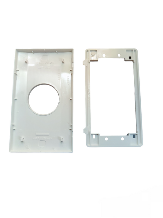 Panasonic 1 gang plate cover white plastic components for power points switches and plugs