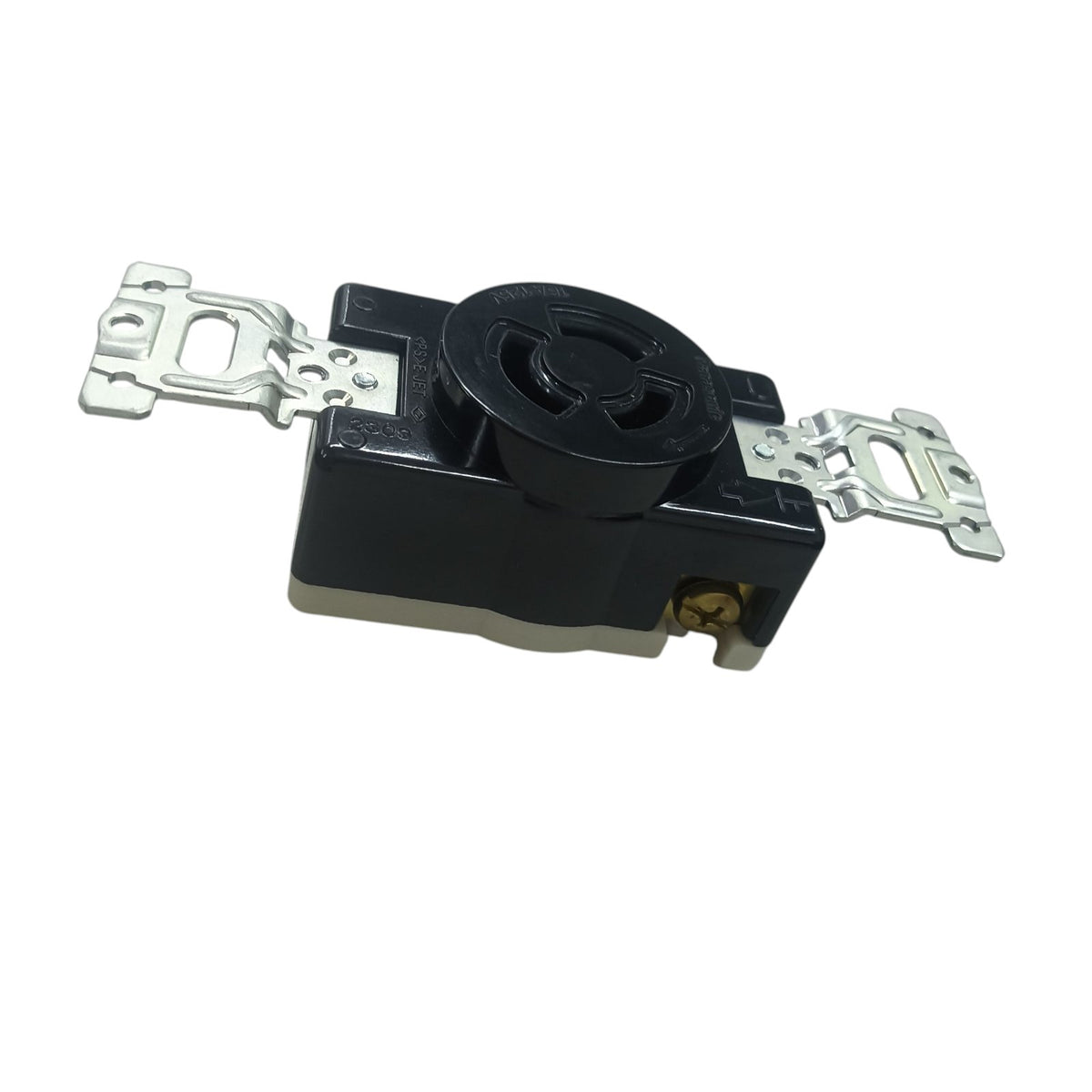 Panasonic 15A twist lock outlet black industrial locking receptacle for secure power connections