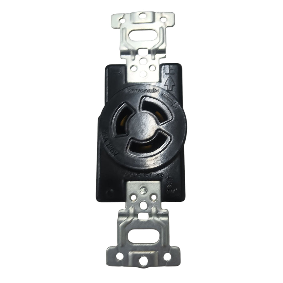 Panasonic 15A P Twist Lock Outlet with Plate 2P+E (3P) 125V (ML-1) Twistlock WF2315 and WNF6253W-8