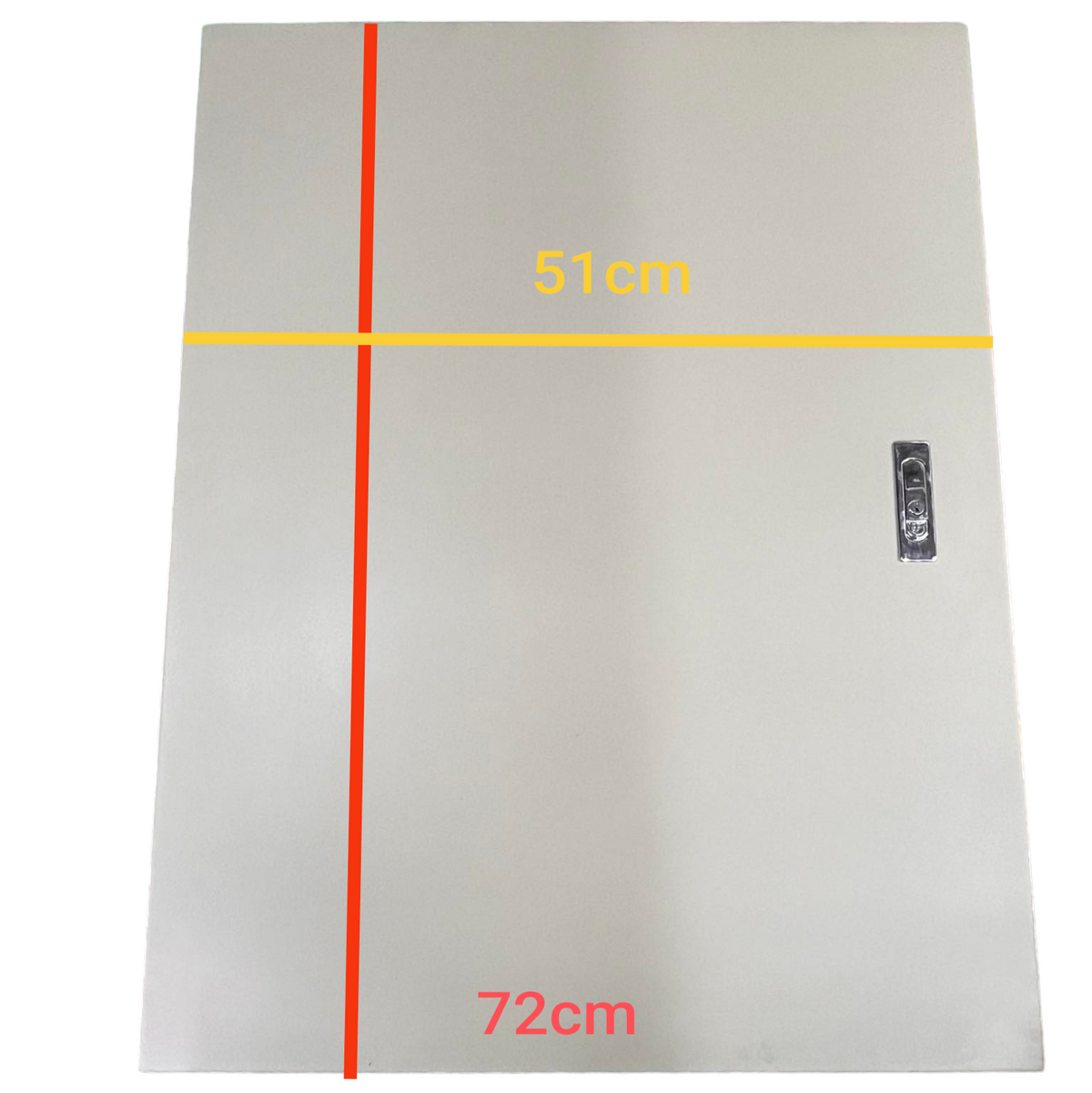 Schneider & Royu Panel Board 250A 3 Pole MCCB electrical enclosure measuring 51cm by 72cm