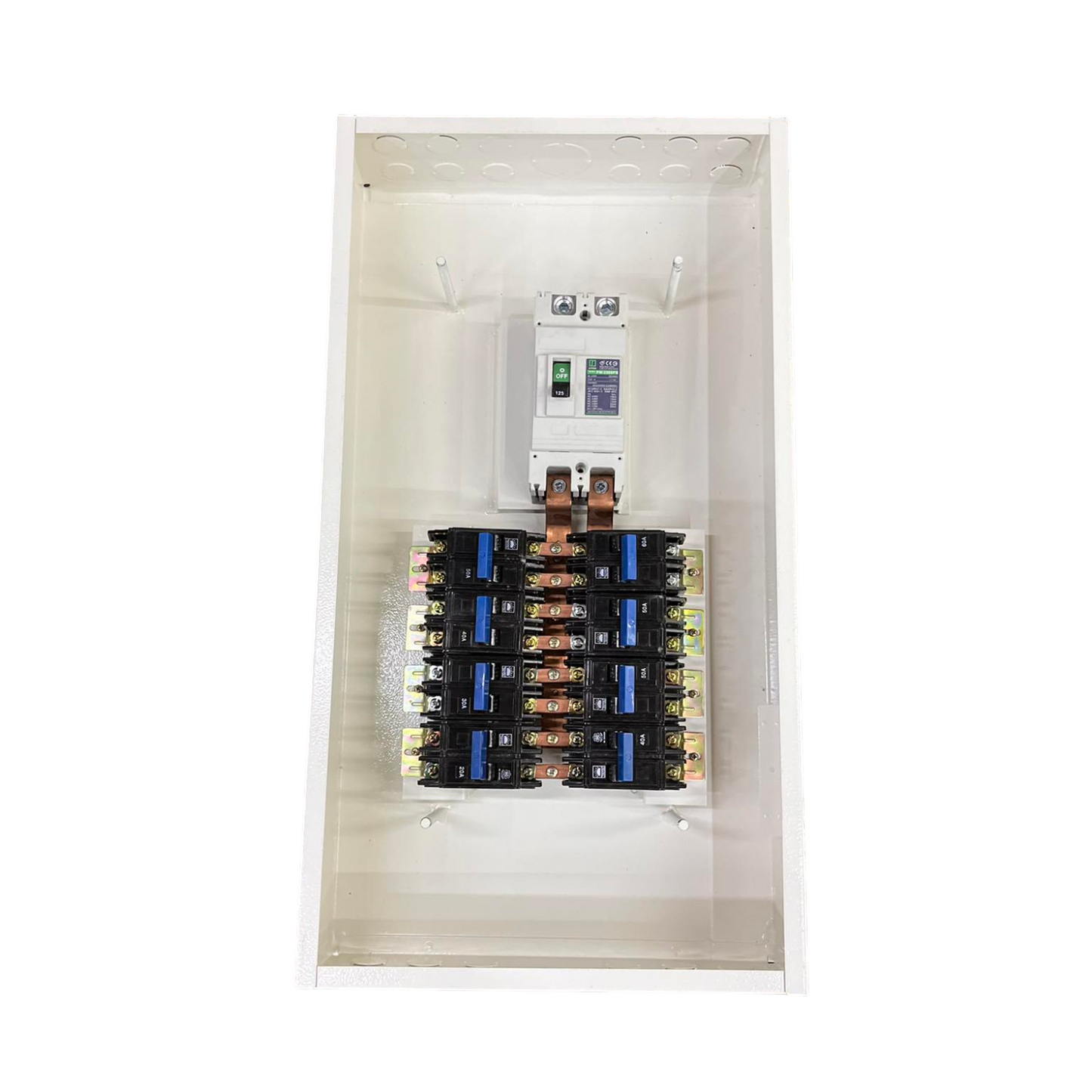 Koten & Taiyou 250A panel board with circuit breakers designed for efficient power distribution