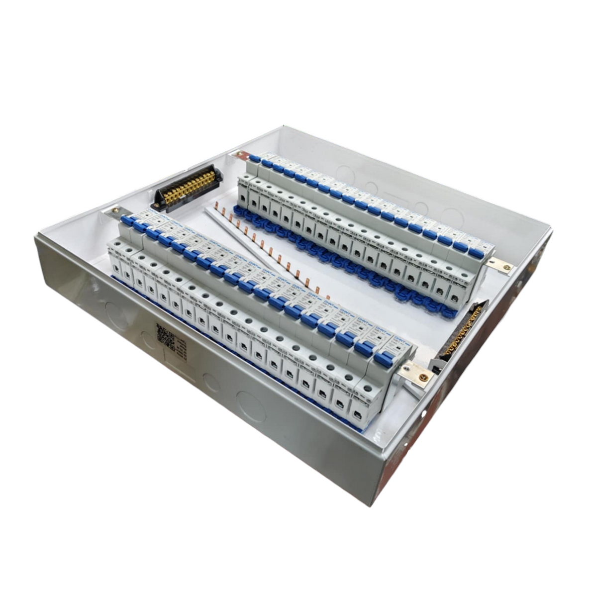 Chint and ZY Panel Board 80A 1 Pole DZ158 electrical distribution board with multiple circuit breakers