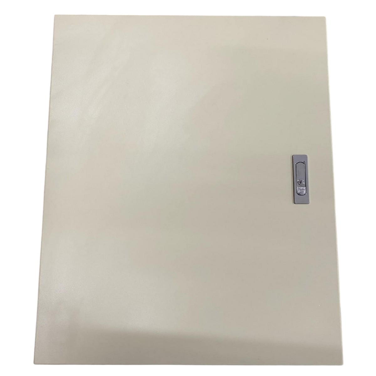 Schneider Royu electrical Panel Board EZC100 Main 2Pole with beige metal cover and handle