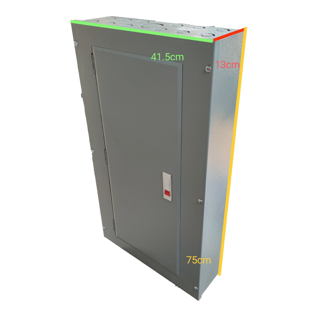 America 8 Branches Panel Board TQD Main 3 Pole for 3 Pole Bolt On Circuit Breaker Distribution Panel Surface Mounted Type Metal Base