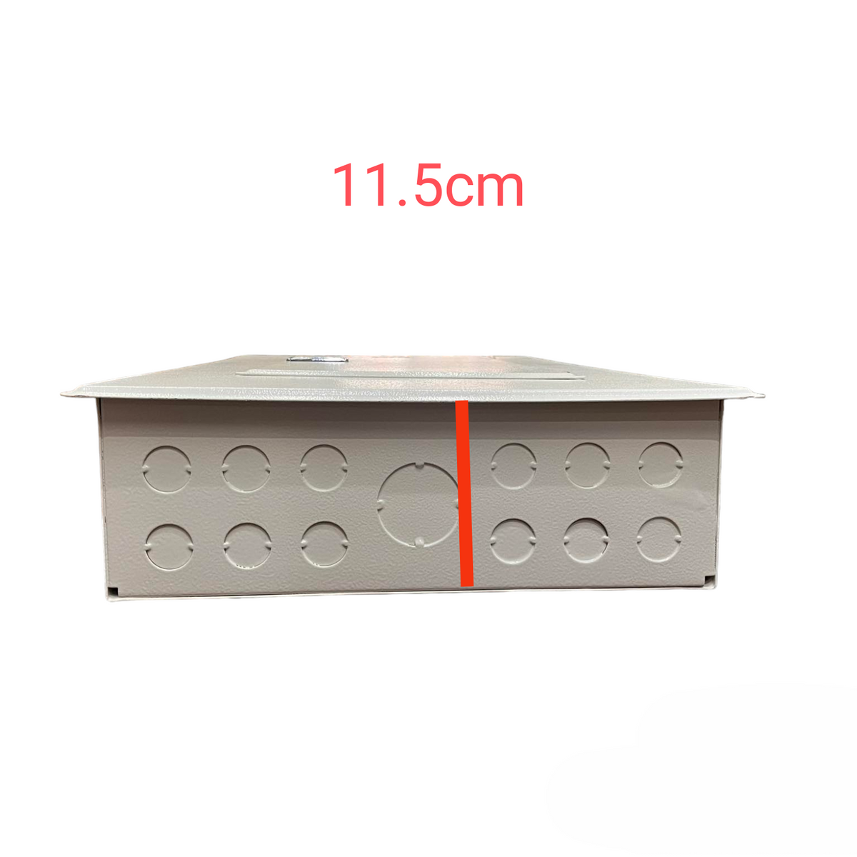 Koten metal flush mounting Panel Board 150A 2P Main 8 Branches with multiple circular knockout holes for wiring