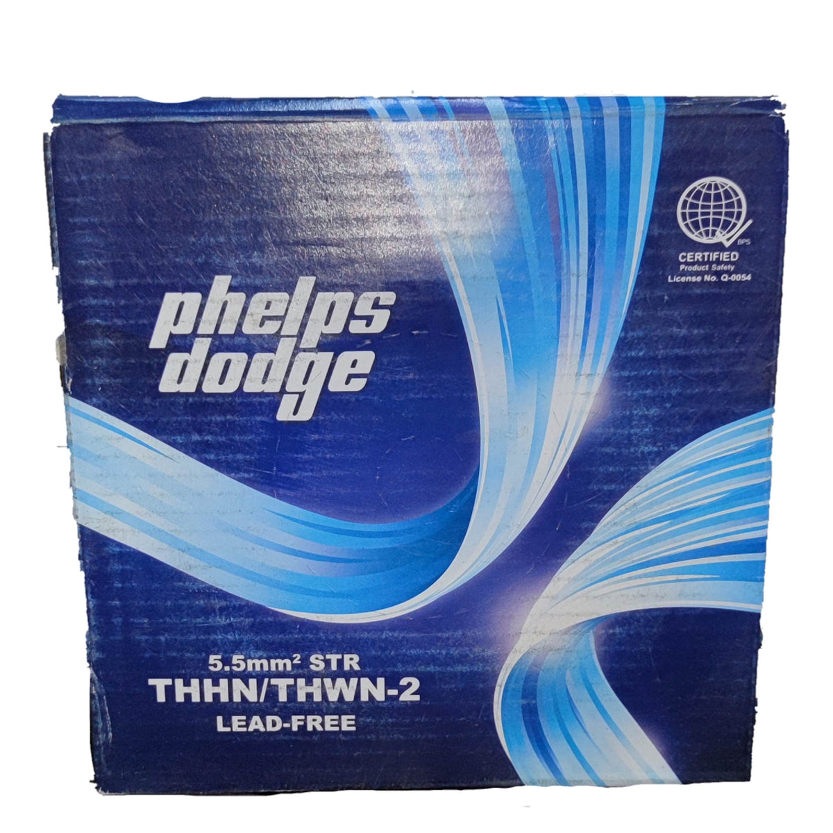 Phelps Dodge AWG 10 Stranded Wire White in blue and white packaging for electrical wiring