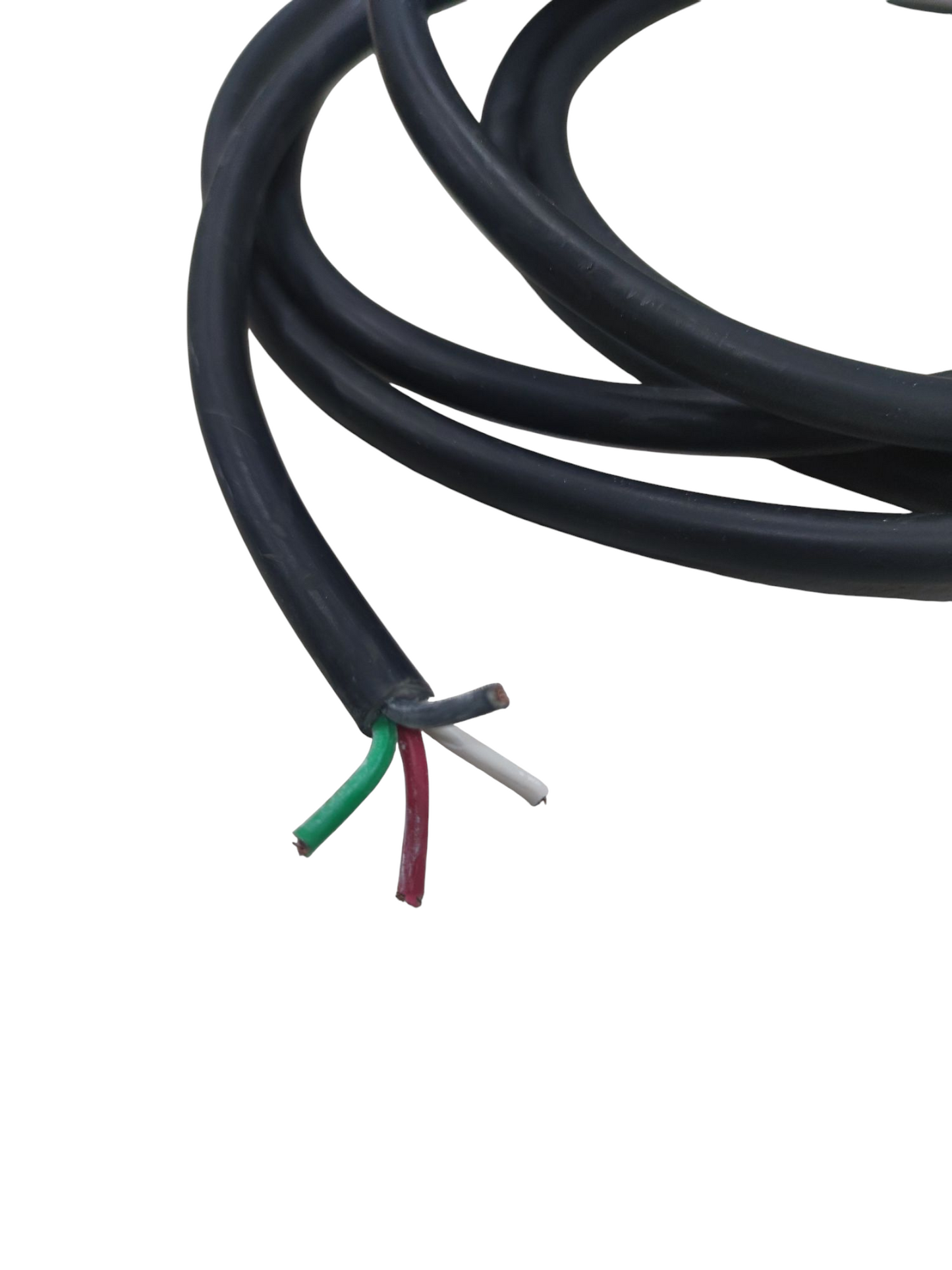 Phelps Dodge royal cord 0.75mm 4 core black electrical wire with exposed colored copper leads