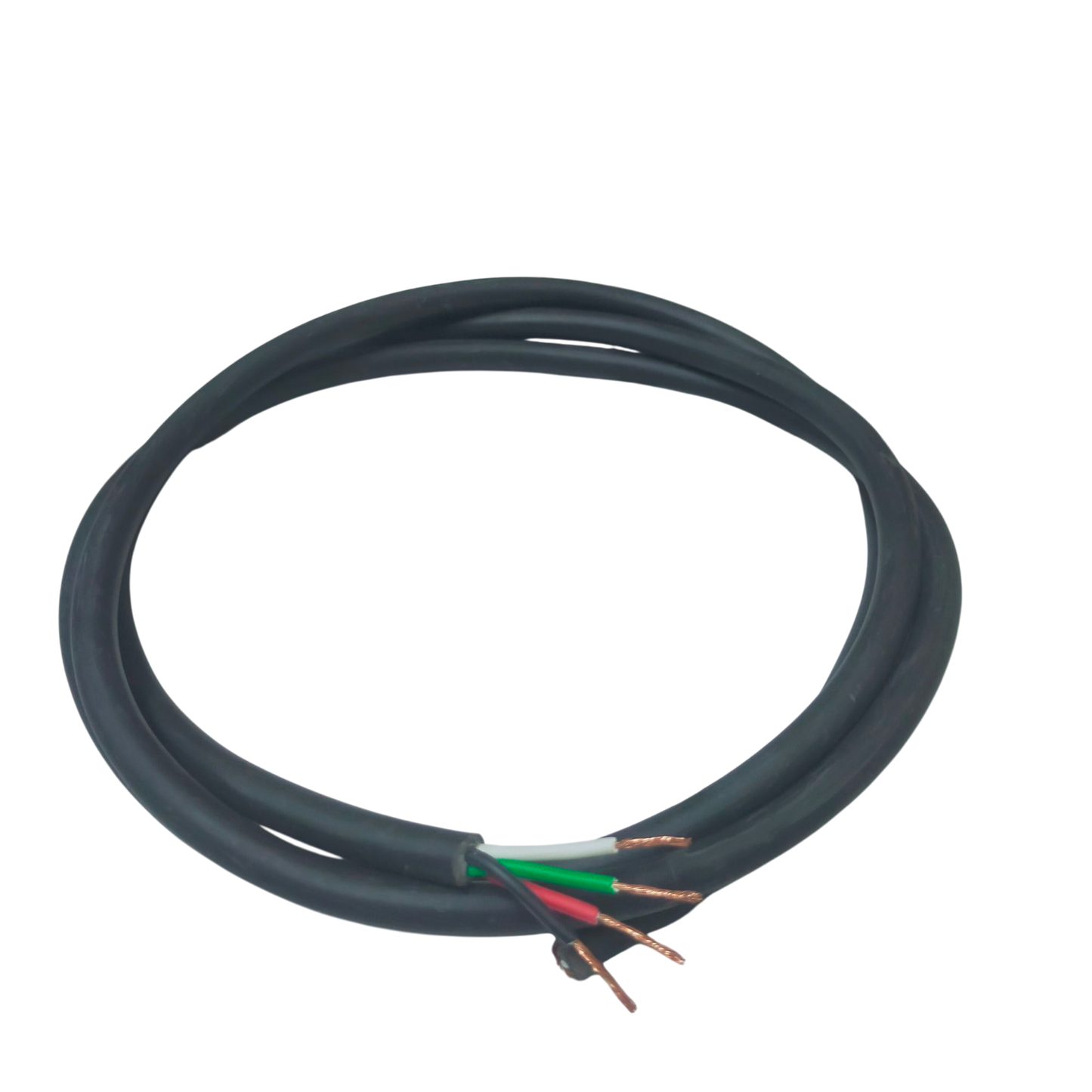 Phelps Dodge royal cord 0.75mm 4 core black electrical wire with exposed copper