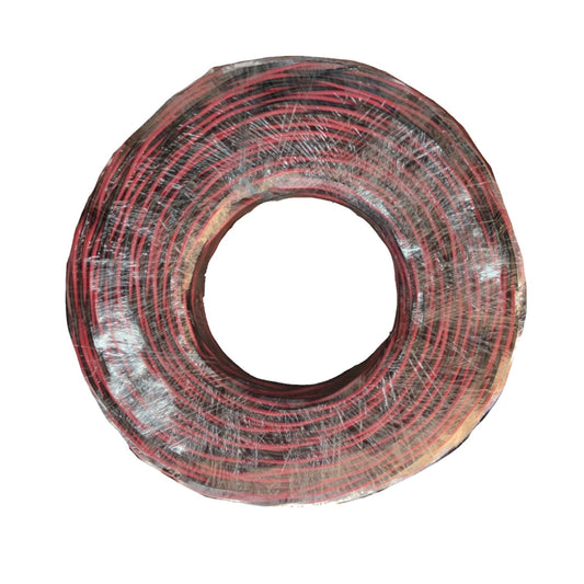 Philflex TF Wire AWG 16/2 (1.25mm/2) Stranded (Hook Up Wire/Thermoplastic Fixture Wire) Red/Black Twisted Wire 150 Meters Per Roll