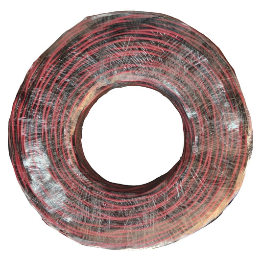 Philflex TF Wire AWG 18/2 (0.75mm/2) Stranded (Hook Up Wire/ Thermoplastic Fixture Wire) Red/ Black Twisted Wire 150 Meters per roll