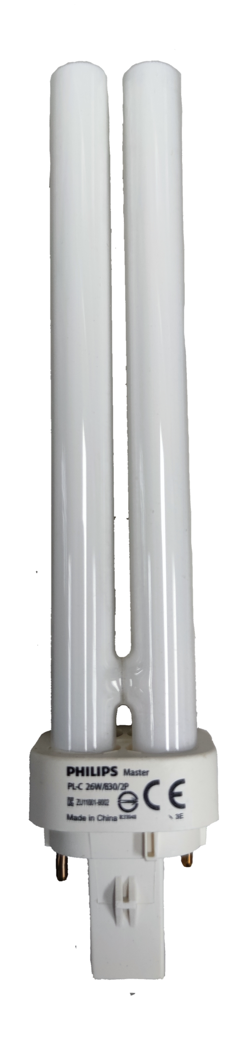 Philips 26W CFL Pinlight compact fluorescent bulb with dual tube design for energy-efficient lighting
