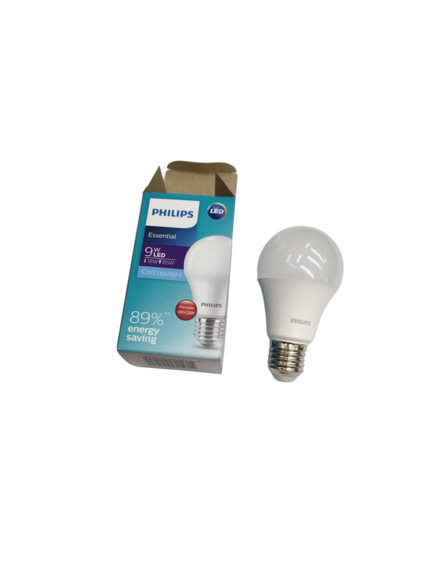 9W LED bulb E27 warm white Philips Essential LED bulb with energy saving feature by Electx Electrical Supply