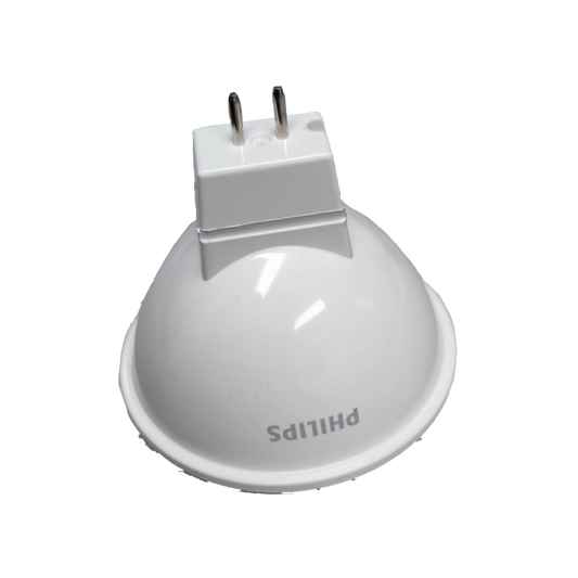 Philips MR16 LED bulb 4.5W warm white with two-pin base for energy-efficient lighting