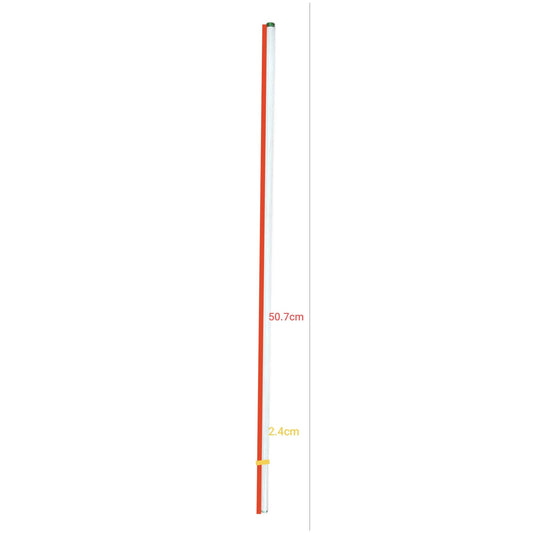 Philips T8 58W fluorescent tube with measurements showing length and diameter for lighting use